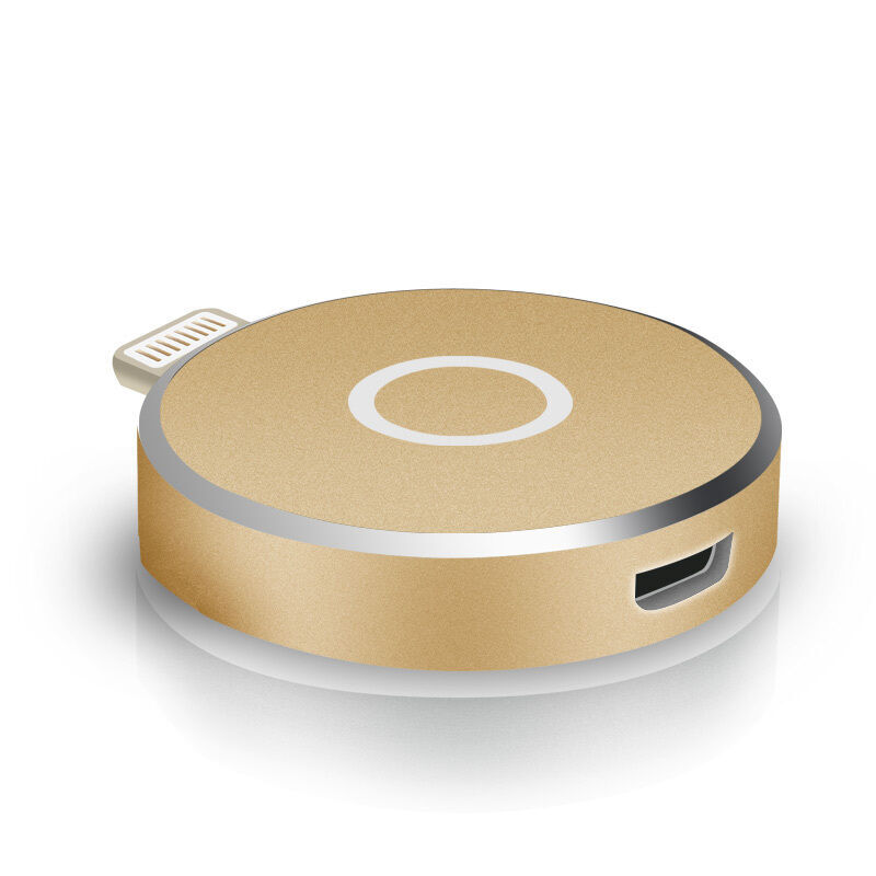 MOOV蘋果手機(jī)u盤外接內(nèi)存擴(kuò)展卡存儲(chǔ)器適用于蘋果7iphone6s/5s/ipad 擴(kuò)容 土豪金 16G